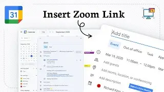 How to add Zoom meeting link to Google Calendar event