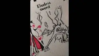 How to draw body of (Vampire,Electric sword,Ink) #stickman #tutorial #fpy #fpyシ #shorts #drawing