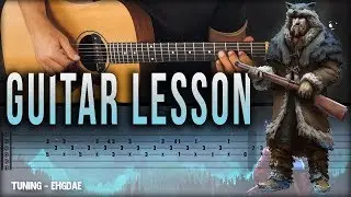 Как играть The Long Dark - Wintermute I Guitar Lesson
