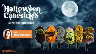 NEW ONLINE COURSE - Halloween Cakesicles - ON SUGAR GEEK SHOW