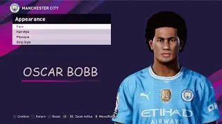 OSCAR BOBB FACE +STATS eFootball PES 2021 2020