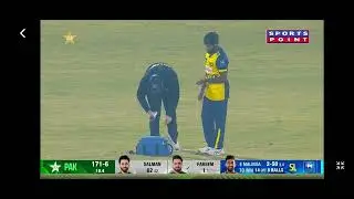 Pak vs SL ১২ বলে ২৫ রান 