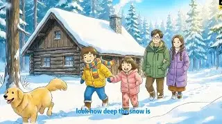 Peaceful Winter Days: Living with Family Cozy Moments Together | Ghibli-Style Video