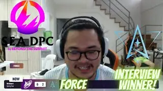 FORCE INTERVIEW WINNER AFTER - NIGMA GALAXY SEA VS POLARIS - DPC SEA 2021/2022 Tour 2: Division I