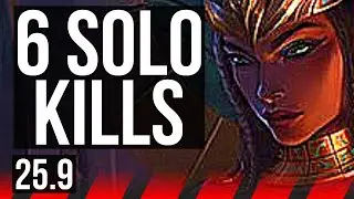 NIDALEE vs JAYCE (TOP) | 6 solo kills, 7/1/2 | VN Challenger | 25.9