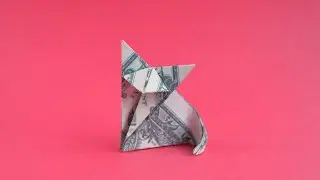 Pretty MONEY FOX | Dollar Origami Animal | Tutorial DIY by NProkuda