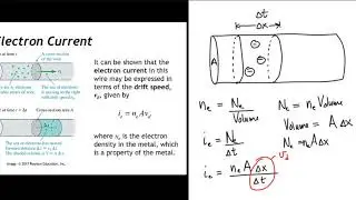 Electric Current, Part 2 - Drift Speed and Current