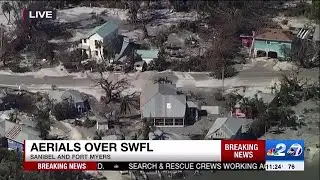 NBC2 IAN RECOVERY - An aerial view of Sanibel and Fort Myers