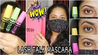 This works! Nykaa Lash Talk Mascara @349 | length, curl, volume |Detailed review |Leotales