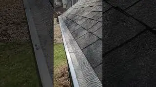 Gutter project with Gutterglove Leafblaster guards  # Leafblaster