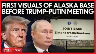 Alaska Summit LIVE | First Visuals Of U.S. Military Base Before Trump-Putin Talks On Ukraine