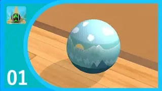 Skyball Run Rolling Ball Game - Gameplay 01 - All Level 1-10