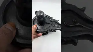 Black Stone Shiva Lingam Yoni Base Altar Statue Meditation Energy 6