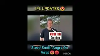 Steve Smith Angry Reply 😡 VIRAT KOHLI CRYING 😭 #shorts