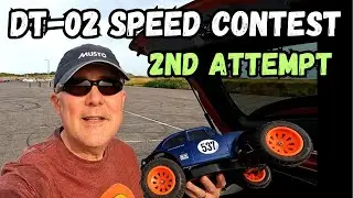 Tamiya DT 02 Speed Challenge Attempt 2. 4600kv Brushless! @cw-01creations46
