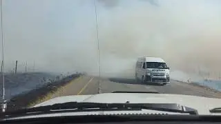 Eastern Cape Fires 08/01/2026. Between Humansdorp and St Francis Bay. 