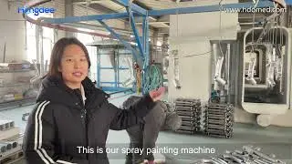 How is a medical table made?Production technique of instrument table and refraction unit.(Nancy)