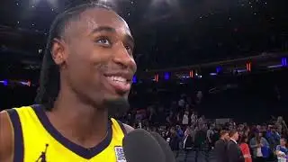 Aaron Nesmith reacts to Pacers' OT win over the Knicks in Game 1 | NBA on ESPN