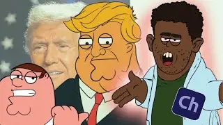 Donald Trump (Family Guy style) Adobe Ch puppet// How to make it