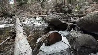 8 Hours | Winter River in Rocky Mountain National Park &ndash; Real Water Sounds for Deep Sleep