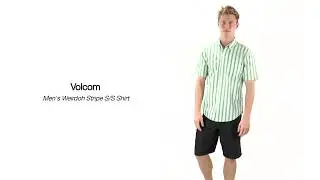 Volcom Men's Weirdoh Stripe Short Sleeve Shirt | SwimOutlet.com