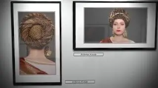Historisch Per&uuml;cke mit Makeup