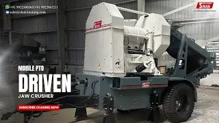 A mobile PTO-driven jaw crusher | PTO Crusher | Jaw Crusher | #india