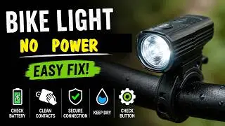 How to Fix ANY Bike Light That No Longer Turns On WONT Charge Dead Battery Power Bicycle Not Working
