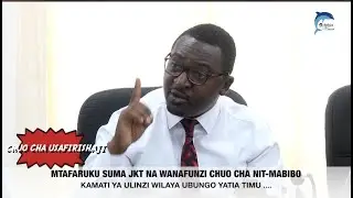 ASKARI WA SUMA MATATANI CHUO CHA USAFIRISHAJI- NIT ,KAMATI YA ULINZI NA USALAMA DC JAMES YATIA TIMU.