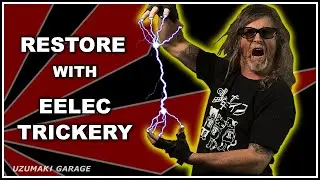 Anvil RUST removal Electrolysis with LED light power source Hack. Cool Timelapse.