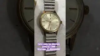 #SOLDOUT vintagewatches #1960 #favreleuba #seaking Twin powered ultra flat watch ₹3000 Rose gold