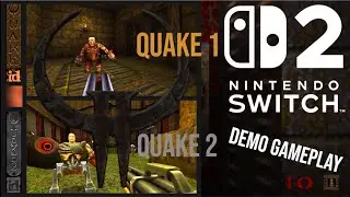 QUAKE and QUAKE 2 Remastered DEMO Gameplay NINTENDO SWITCH 2 Using Console Capture Function
