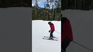 Ryan Thompson skiing