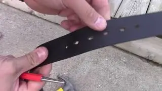 How To Make An Extra Hole To Your Leather Belt
