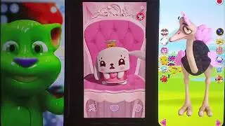 Talking Angela VS Talking Mini VS Talking Olivia Ostrich Lady Echo 