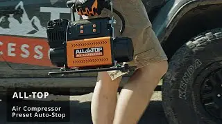 ALL-TOP Air Compressor Kit w/LCD Control Panel -150PSI - 7.06 ft&sup3;/Min - 12V DC