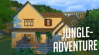 JUNGLE ADVENTURE HOUSE // The Sims 4 Speed Build