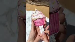 Interactive birthday card idea!!💗🧁#diy #cardcreations #birthday #cardidea