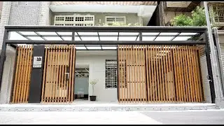 萬向車庫折門與採光罩 台北汀州路2023 Turning sliding Gate - Taiwan