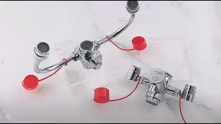 Huanyu faucet mounted eye wash station - style C