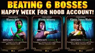 I Beat 6 CHALLENGES in MK Mobile. This Was AMAZING Week For My Noob Account...