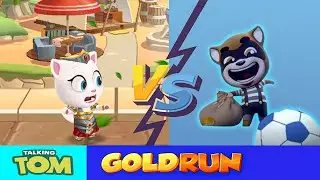 Talking Tom Gold Run New Update Halloween 2025 - Bunny Beauty Angela vs Mummy Tom