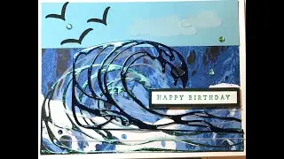 Waves of the Ocean Birthday Card