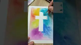 remember the reason for this season #shorts #Christ #christmas #season #cross #watercolor #painting