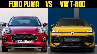 VW T-Roc 2026 vs Ford Puma 2025 | The Ultimate Compact SUV Battle