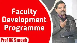 Faculty Development Programme, implementation Of NEP In HE #kgsuresh #mcu_bhopal
