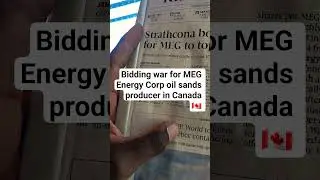 Bid for MEG Energy Corp oil sands producer by Strathcona Resources, Cenovus Energy | Stock invest