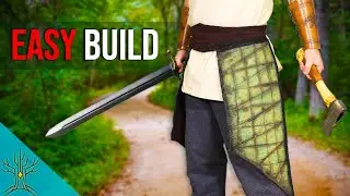 Making Ranger Tassets for Level Two of LEVEL UP LARP