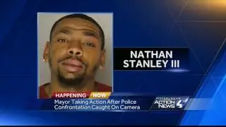 Mayor taking action, police confrontation caught on camera