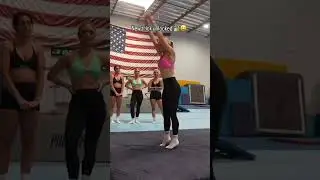 Backflip to splits 🤯 #gymnastics #olympics
